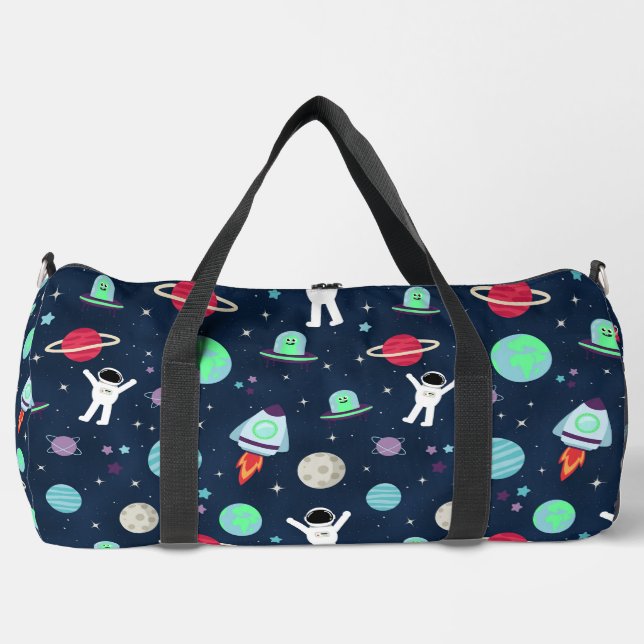 Sac De Sport illustration de motif spatial (Recto)