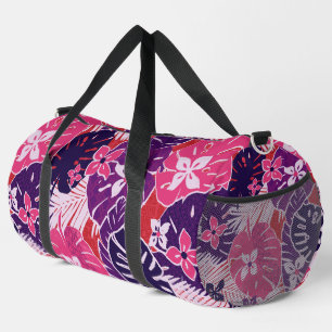 Sac De Sport imprimé d'aloha de fleurs tropicales hawaïennes