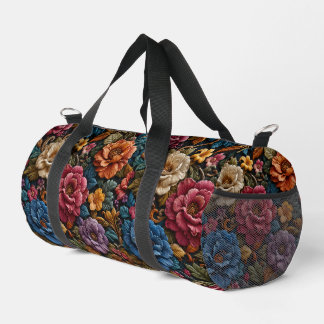 Sac De Sport imprimé floral coloré 3D