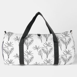 Sac De Sport Imprimeur hawaïenne moderne oiseau de paradis moti