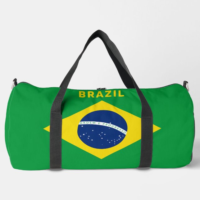 Sac De Sport Indicateur Brésil de nom personnalisé (Recto)