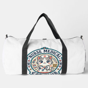 Sac De Sport Infirmière Chat Médical Drôle Conception Amoureux