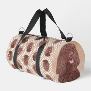 Sac De Sport Irish Water Spaniel IWS Peinture Chien Art origina