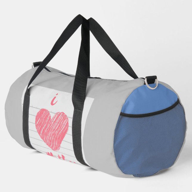 Sac De Sport j'aime ma mère (Coin droit)