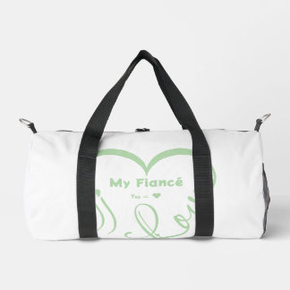 Sac De Sport J'aime mon fiancé • Vous = ♥ 🫳🏻💍