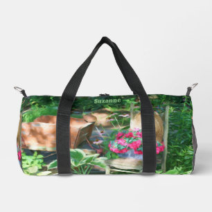 Sac De Sport Jardin de fleurs Chaise antique personnalisée