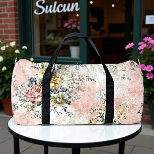 Sac De Sport Jardin de roses en détresse floral