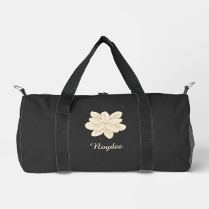 Sac De Sport Jasmine Fleur Blanche Nom Élégant