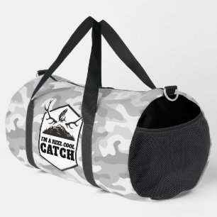 Sac De Sport Je suis un Camo Gris Catch Cool Reel