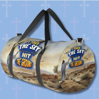 Sac De Sport Je touche le ciel quand mes genoux touchent le sol