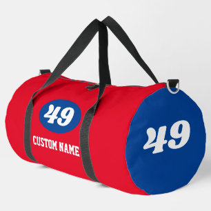 Sac De Sport Jersey couleur personnalisée nombre sports équipe