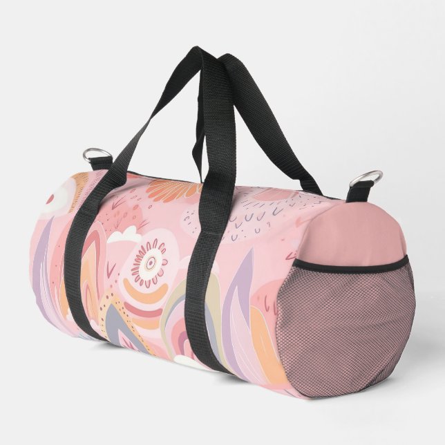 Sac De Sport Joli Motif rose (Coin droit)