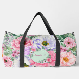Sac De Sport Jolie aquarelle Pastel Floral