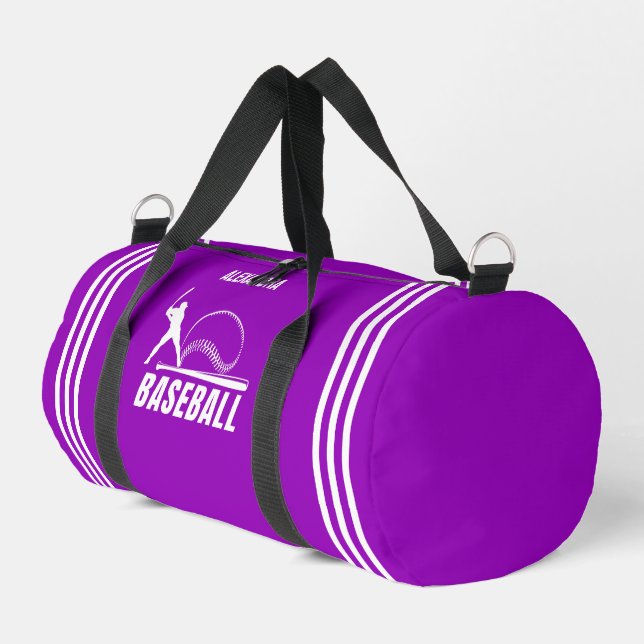 Sac De Sport Joueur de baseball, Cadeau d'anniversaire, Équipe (Coin gauche)