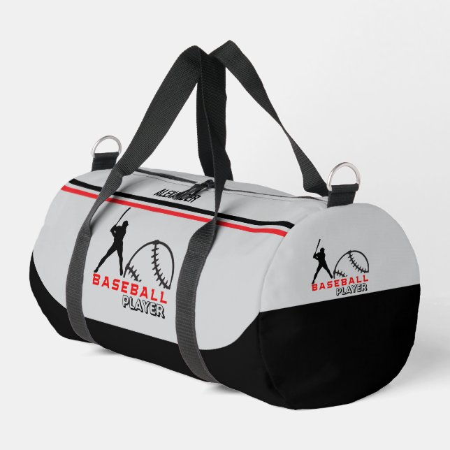 Sac De Sport Joueur de baseball, Cadeau d'anniversaire, Équipe  (Coin gauche)