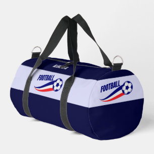 Sac De Sport Joueuse de football, Anniversaire, France Drapeau