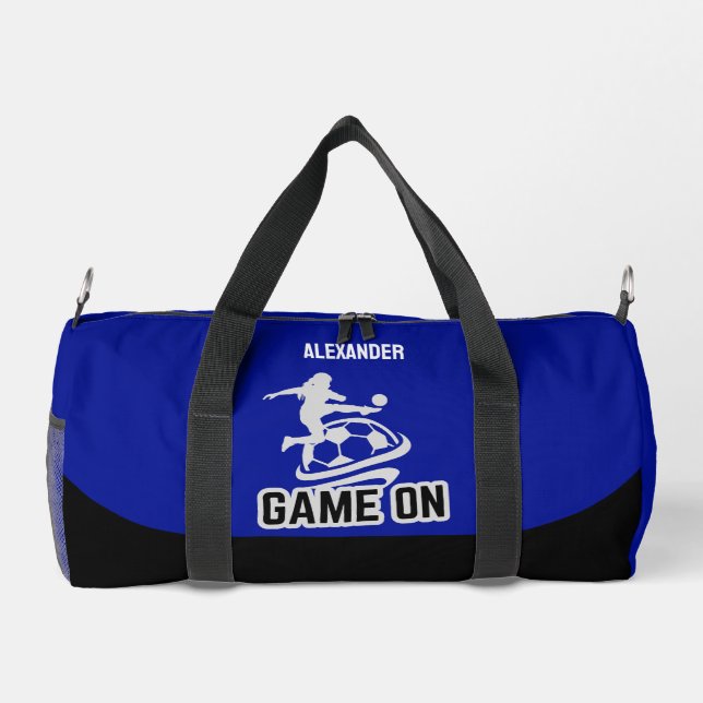 Sac De Sport Joueuse de football, Cadeau d'anniversaire, équipe (Verso)