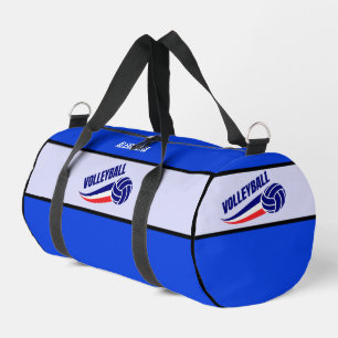 Sac De Sport Joueuse de volleyball, Anniversaire, France Drapea