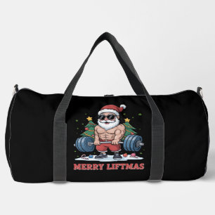 Sac De Sport Joyeux Liftmas Poids Père Noël Fitness Gym