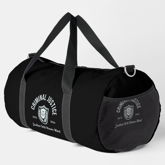 Sac De Sport Justice pénale "La justice ne reposera jamais" 202 (Coin droit)