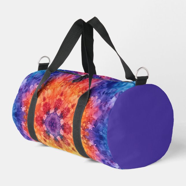Sac De Sport Kaleidoscope violet (Coin gauche)