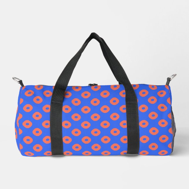 Sac De Sport Kanoko" Saumon Motif de points de vue rose (Recto)