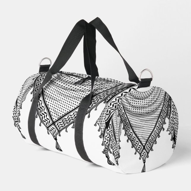 Sac De Sport Keffiyeh Écharpe palestinienne tissu traditionnel (Coin gauche)
