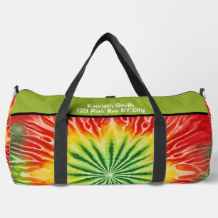 Sac De Sport Kit de voyage personnalisé avec monogramme Tie Dye