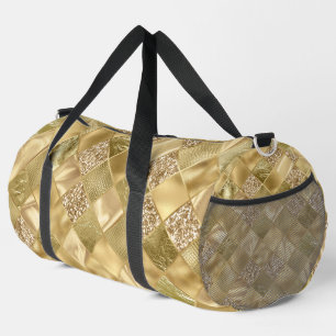SAC DE SPORT LA TEXTURE DU DIAMANT D'OR BRILLANT