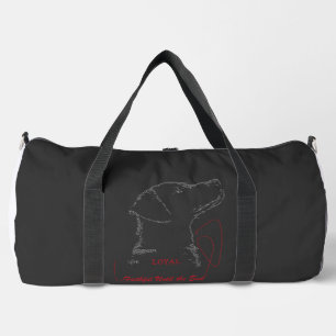 Sac De Sport Labrador Retriever Art typographique