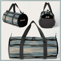 Lac Eau Moderne Bleu Beige Noir