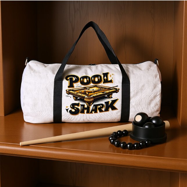 Sac De Sport Le Baron de Billard : Logo de Requin de Billard su (Créateur téléchargé)