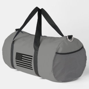 Sac De Sport Le drapeau américain ne me tape pas sur le gris mi