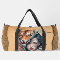 Le tigre et la femme, force et grâce.