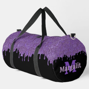 Sac De Sport Lecteurs de Parties scintillant violet Fille Noir 