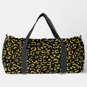 Sac De Sport Leopard d'or, Parties scintillant d'or, Motif de l