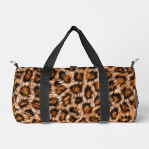 Sac De Sport Leopard Jaguar Chat fourrure Brown Motif-24609