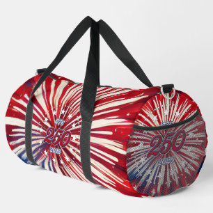 Sac De Sport Les 250 ans d'Amérique 1776-2026 Feux d'artifice R