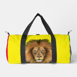 Sac De Sport lion aquarelle Leo roi safari animal jungle chat 