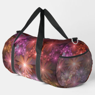 Sac De Sport Lit De Fleurs Coloré brillant Abstrait Fractage Ar