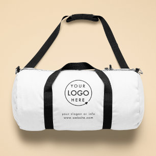 Sac De Sport Logo Blanc simple minimaliste