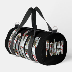Sac De Sport Logo de poker réalisé avec des reines,