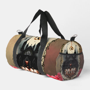 Sac De Sport Lune gothique – Amour éternel sous le ciel de minu