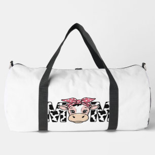 Sac De Sport Maman Vache Mignonne Nœud Conception Graphique_1
