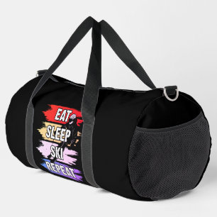 Sac De Sport Manger Sleep Ski Répéter Bold Ski Lover Design