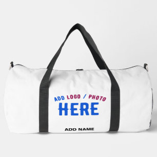 SAC DE SPORT MARQUE BLANCHE MODERNE ET PERSONNALISABLE VÉRIFIÉE