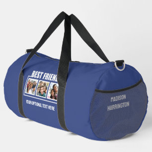 Sac De Sport Meilleurs amis vos 6 photos, nom, texte et couleur