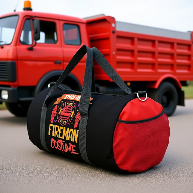 Sac De Sport Mon costume de pompier Halloween (Créateur téléchargé)