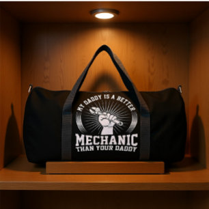 SAC DE SPORT MON PÈRE EST UN MEILLEUR MÉCANICIEN QUE TON PÈRE