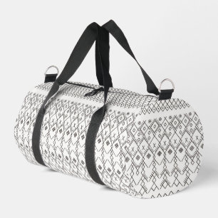 Sac De Sport Monochrome Kilim : Art Tribal Marocain de Texture
